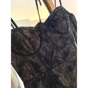 American Eagle Black Lace Dress